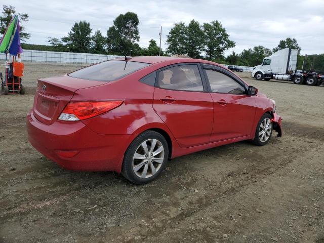 KMHCU4AEXDU276568 - 2013 HYUNDAI ACCENT GLS RED photo 3