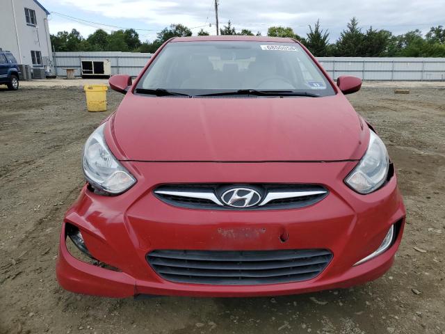 KMHCU4AEXDU276568 - 2013 HYUNDAI ACCENT GLS RED photo 5
