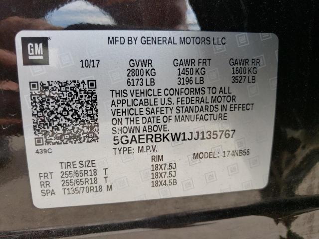 5GAERBKW1JJ135767 - 2018 BUICK ENCLAVE ESSENCE Qara foto 13