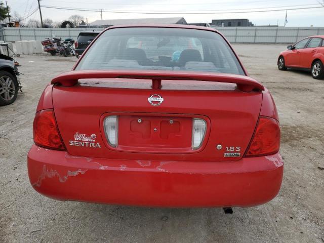 3N1CB51D36L607031 - 2006 NISSAN SENTRA 1.8 RED photo 6