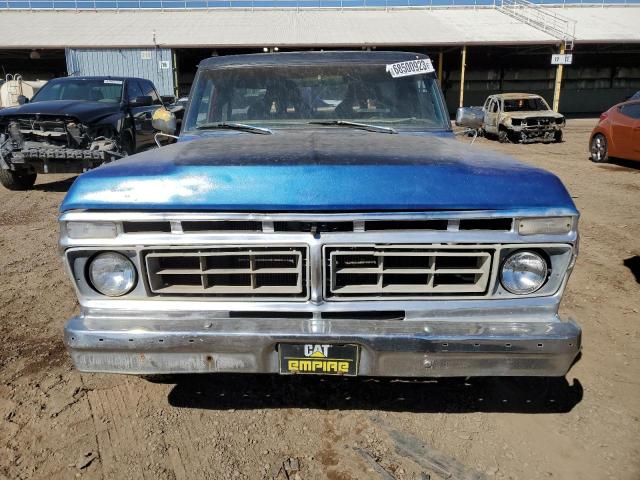 000000F15YRB55812 - 1976 FORD F100 BLUE photo 5