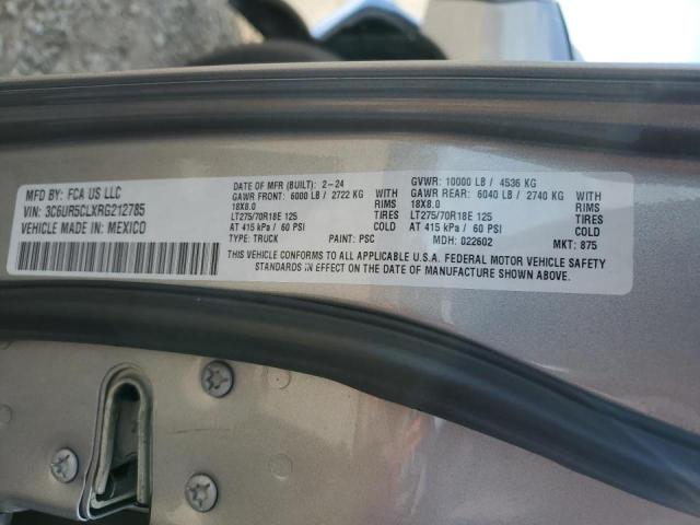 3C6UR5CLXRG212785 - 2024 RAM 2500 TRADESMAN فضي صورة 12