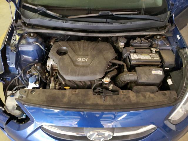 KMHCT4AE3HU282608 - 2017 HYUNDAI ACCENT SE BLUE photo 11