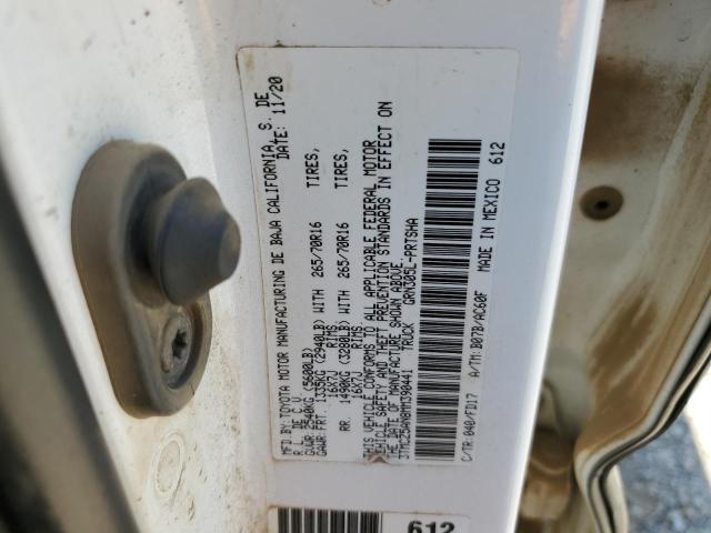 3TMCZ5AN8MM390441 - 2021 TOYOTA TACOMA DOUBLE CAB თეთრი ფოტო 13