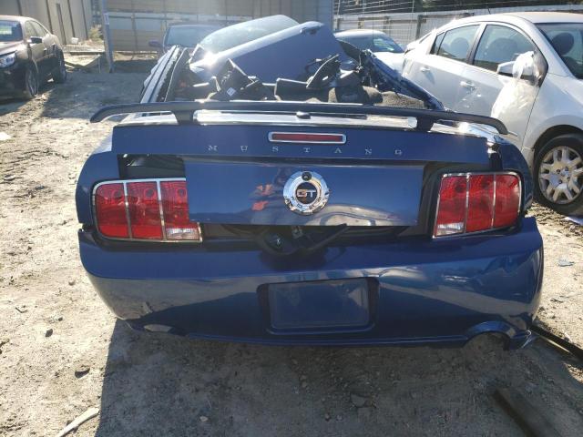 1ZVHT82H785124919 - 2008 FORD MUSTANG GT BLUE photo 6
