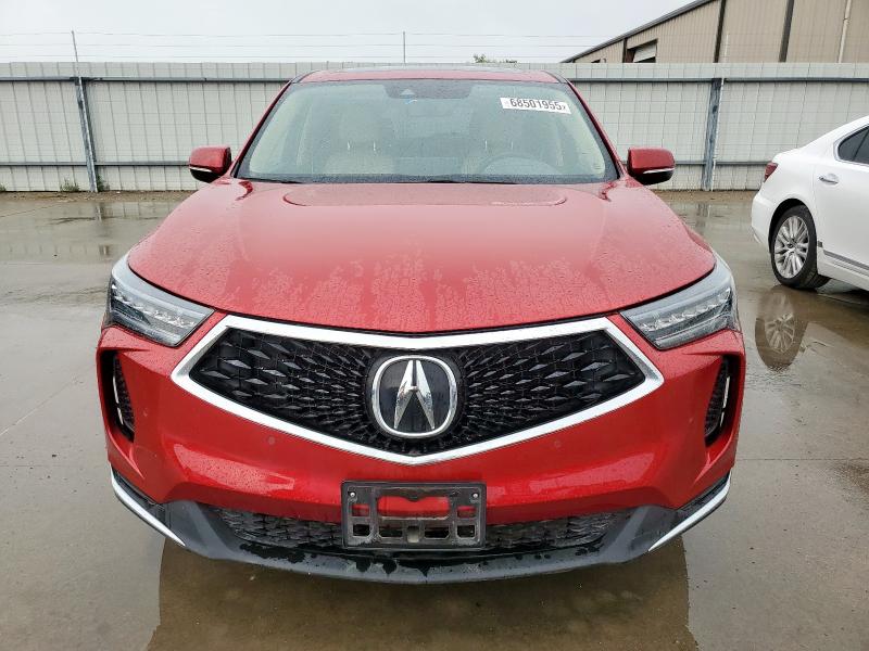 5J8TC1H55PL009944 - 2023 ACURA RDX TECHNOLOGY წითელი ფოტო 5