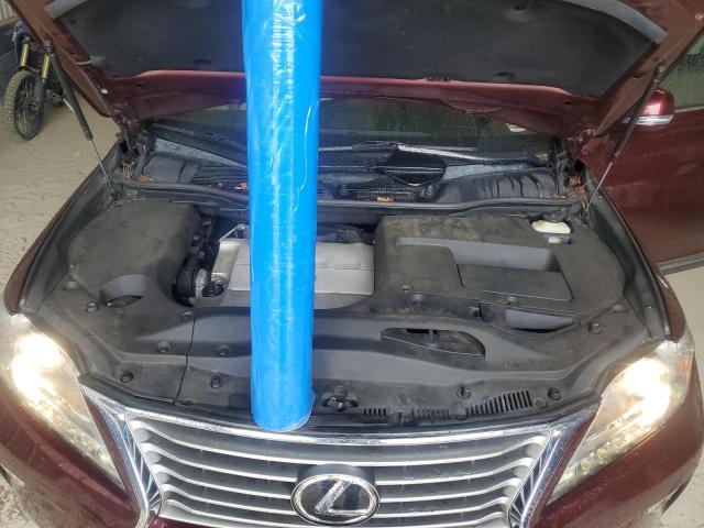 2T2BK1BA9FC328185 - 2015 LEXUS RX 350 BASE MAROON photo 12