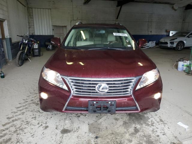 2T2BK1BA9FC328185 - 2015 LEXUS RX 350 BASE MAROON photo 5