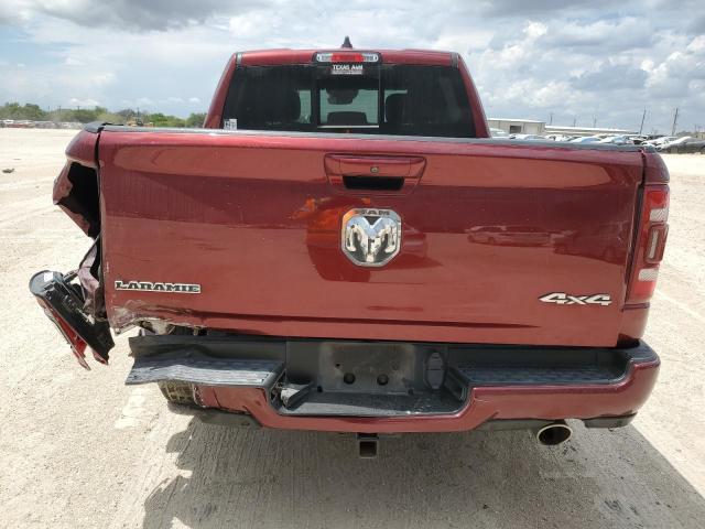 1C6SRFJT9KN631174 - 2019 RAM 1500 LARAMIE MAROON photo 6