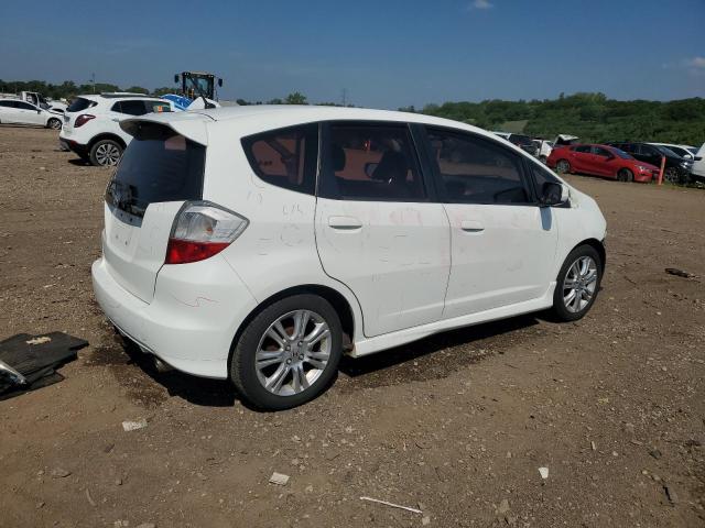 JHMGE8H41AC024974 - 2010 HONDA FIT SPORT WHITE photo 3