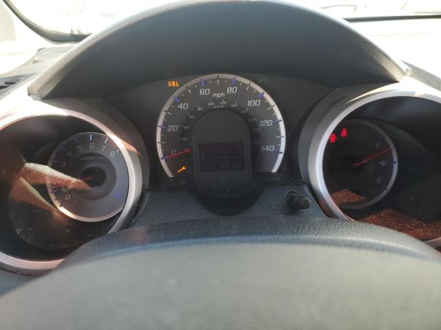 JHMGE8H41AC024974 - 2010 HONDA FIT SPORT WHITE photo 9