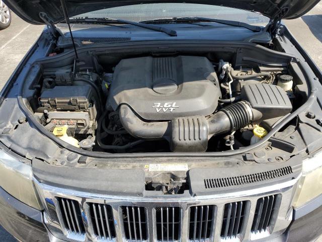 1C4RJEAG6CC258443 - 2012 JEEP GRAND CHER LAREDO GRAY photo 11