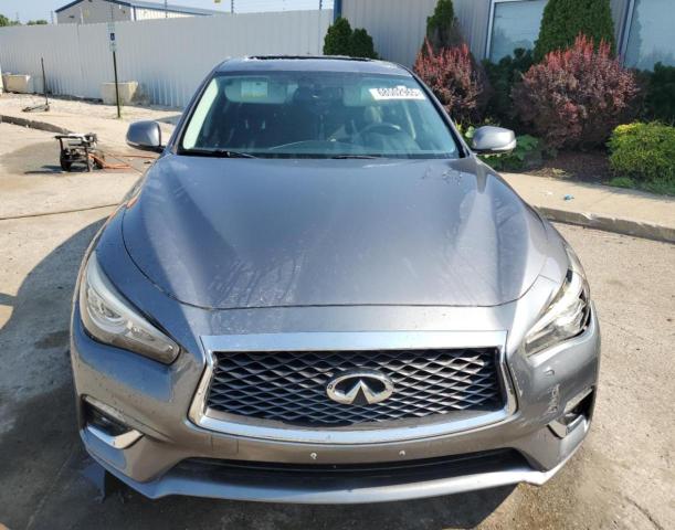 JN1EV7AP9JM363387 - 2018 INFINITI Q50 LUXE ნაცრისფერი ფოტო 5