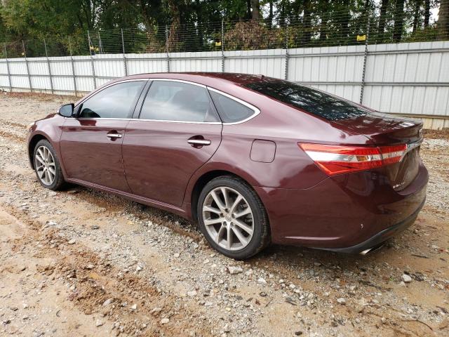 4T1BK1EB8EU080906 - 2014 TOYOTA AVALON BASE MAROON photo 2