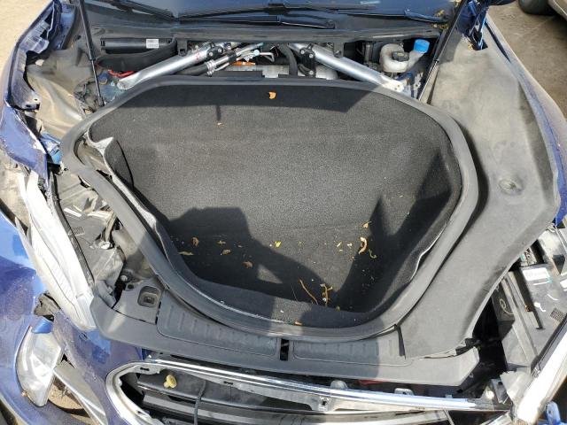 5YJSA1E42FF102546 - 2015 TESLA MODEL S ლურჯი ფოტო 11