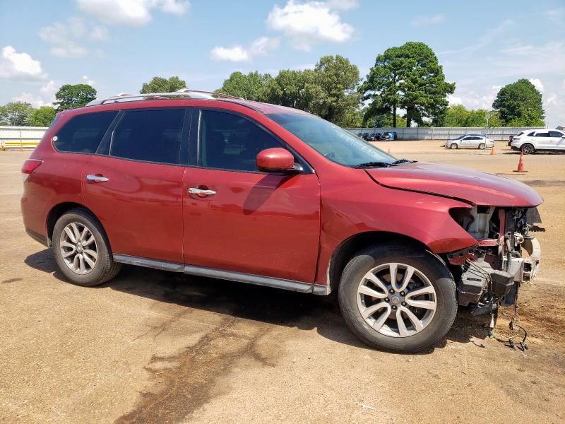 5N1AR2MN3FC631811 - 2015 NISSAN PATHFINDER S BURGUNDY photo 4