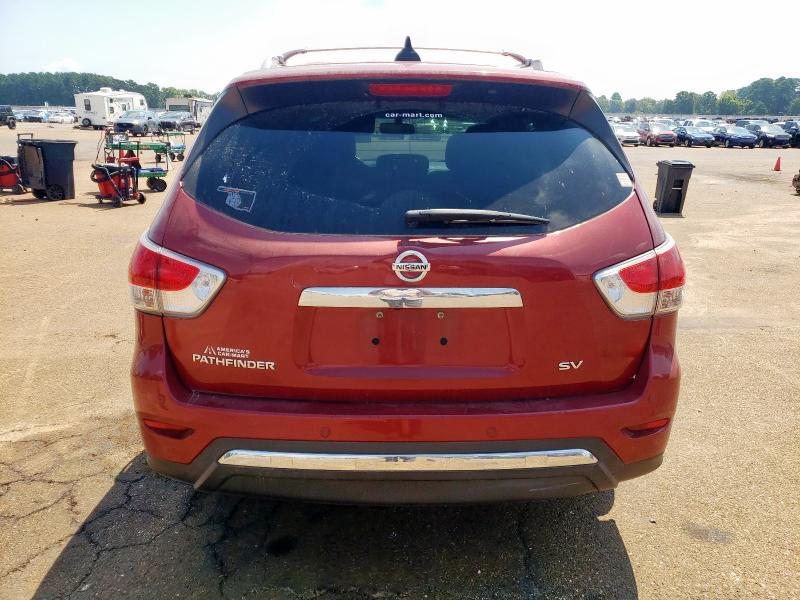 5N1AR2MN3FC631811 - 2015 NISSAN PATHFINDER S BURGUNDY photo 6