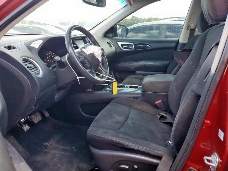 5N1AR2MN3FC631811 - 2015 NISSAN PATHFINDER S BURGUNDY photo 7