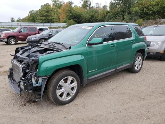 2GKALMEKXH6226485 - 2017 GMC TERRAIN SLE GREEN photo 1