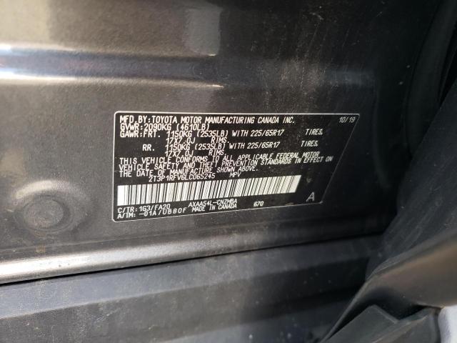 2T3P1RFV6LC065245 - 2020 TOYOTA RAV4 XLE 灰色 照片 13