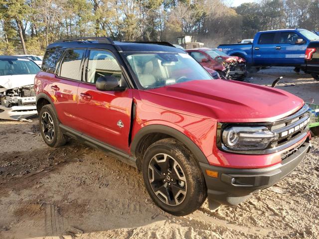 3FMCR9C6XMRB08215 - 2021 FORD BRONCO SPO OUTER BANKS RED photo 4
