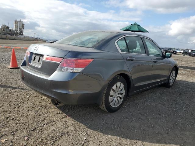 1HGCP2F38BA065425 - 2011 HONDA ACCORD LX GRAY photo 3