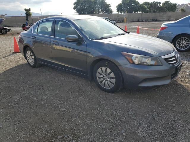 1HGCP2F38BA065425 - 2011 HONDA ACCORD LX GRAY photo 4