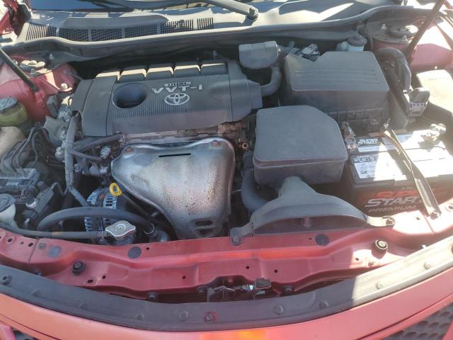 4T1BF3EK2AU069622 - 2010 TOYOTA CAMRY BASE RED photo 11