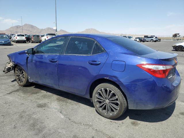 5YFBURHE3GP385894 - 2016 TOYOTA COROLLA L BLUE photo 2