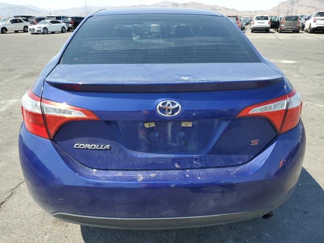 5YFBURHE3GP385894 - 2016 TOYOTA COROLLA L BLUE photo 6