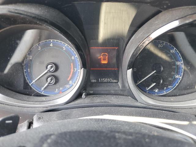 5YFBURHE3GP385894 - 2016 TOYOTA COROLLA L BLUE photo 9