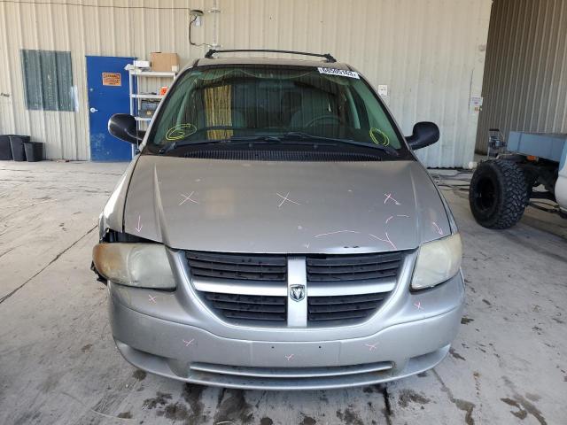 1D4GP45R96B516415 - 2006 DODGE CARAVAN SXT SILVER photo 5