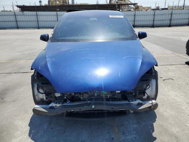 7SAXCDE55NF351175 - 2022 TESLA MODEL X BLUE photo 5