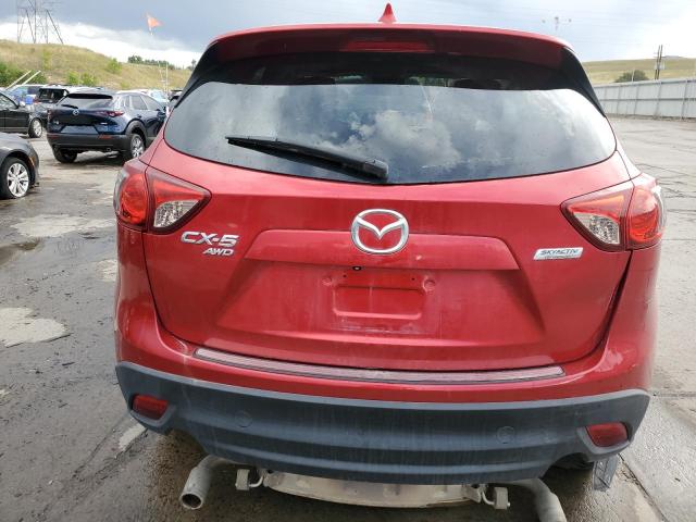 JM3KE4DY6F0510127 - 2015 MAZDA CX-5 GT RED photo 6