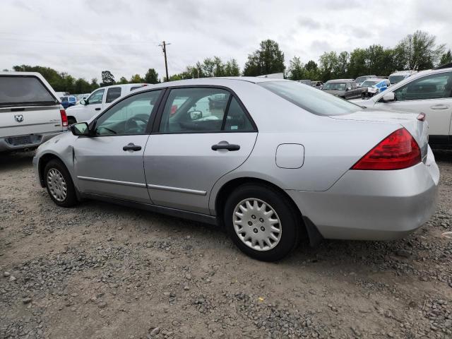 1HGCM561X7A174078 - 2007 HONDA ACCORD VALUE SILVER photo 2