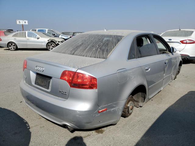 WAUDF78E58A011765 - 2008 AUDI A4 2.0T QUATTRO SILVER photo 3