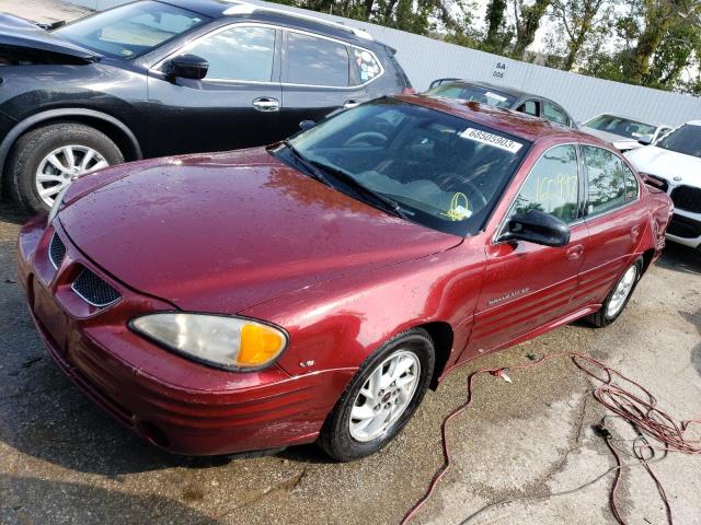 1G2NF52E31M556361 - 2001 PONTIAC GRAND AM SE1 RED photo 1