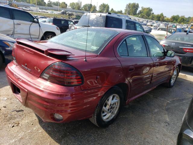 1G2NF52E31M556361 - 2001 PONTIAC GRAND AM SE1 RED photo 3