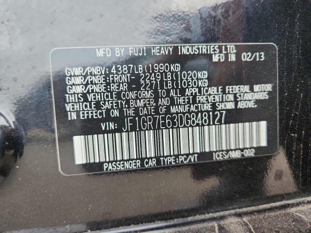 JF1GR7E63DG848127 - 2013 SUBARU IMPREZA WRX Qara foto 12