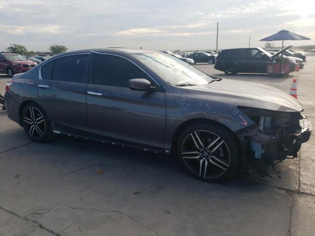 1HGCR2F50HA092512 - 2017 HONDA ACCORD SPORT GRAY photo 4