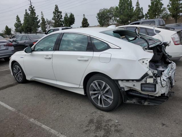 1HGCV3F58LA015588 - 2020 HONDA ACCORD HYBRID EXL WHITE photo 2