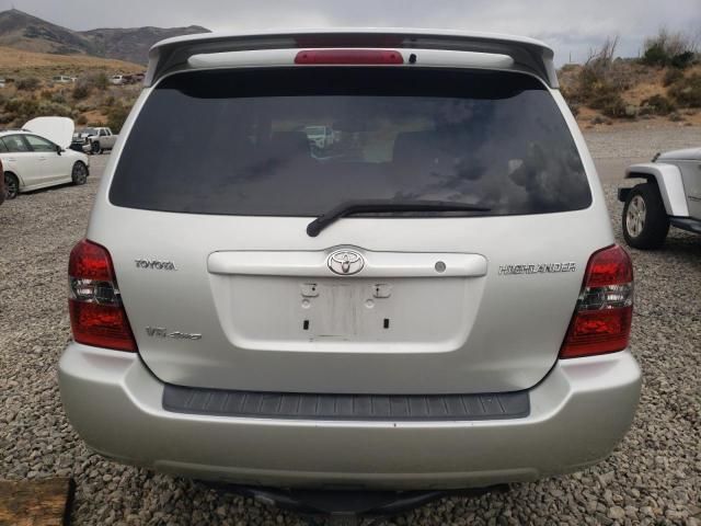 JTEEP21A340013797 - 2004 TOYOTA HIGHLANDER SILVER photo 6