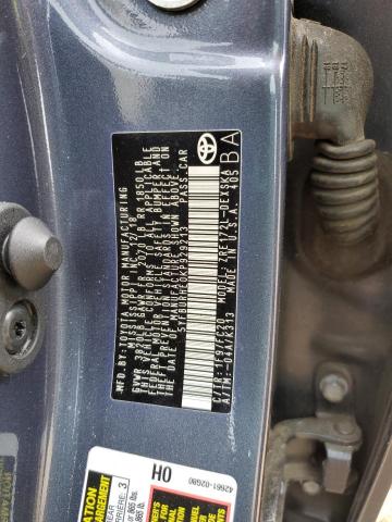 5YFBURHE0KP929213 - 2019 TOYOTA COROLLA L 蓝色 照片 12