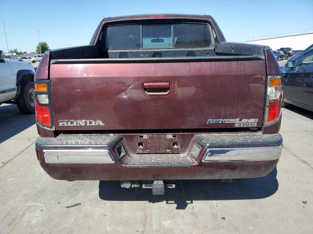 2HJYK16447H527604 - 2007 HONDA RIDGELINE RTS PURPLE photo 6