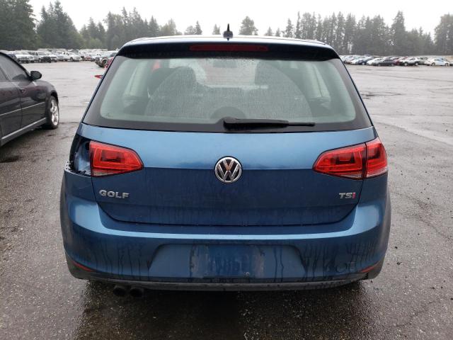 3VW817AU4FM085289 - 2015 VOLKSWAGEN GOLF BLUE photo 6