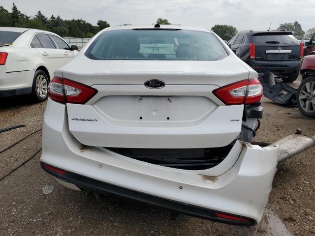 3FA6P0H7XDR357592 - 2013 FORD FUSION SE WHITE photo 6