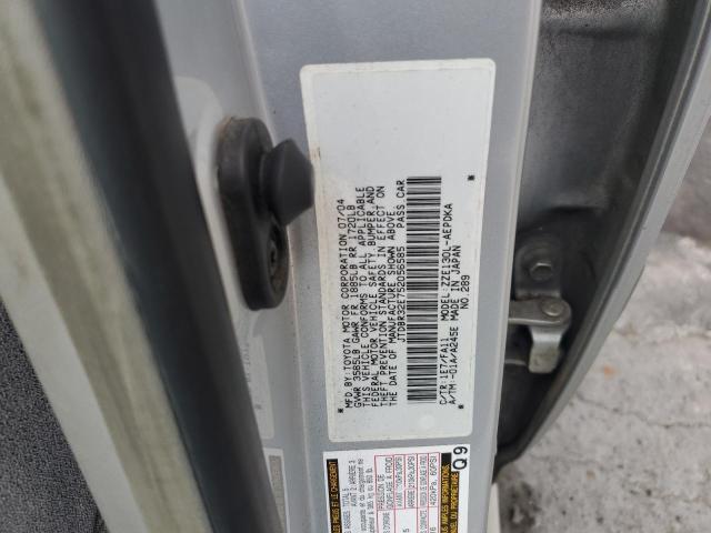 JTDBR32E752056585 - 2005 TOYOTA COROLLA CE SILVER photo 12