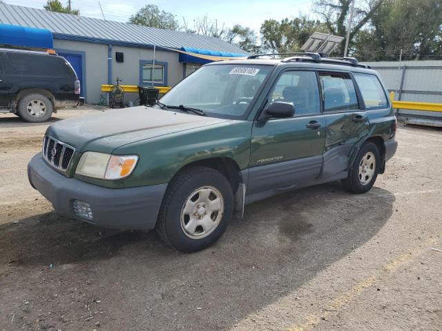 JF1SF63552H722317 - 2002 SUBARU FORESTER L GREEN photo 1