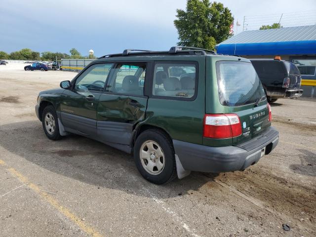 JF1SF63552H722317 - 2002 SUBARU FORESTER L GREEN photo 2