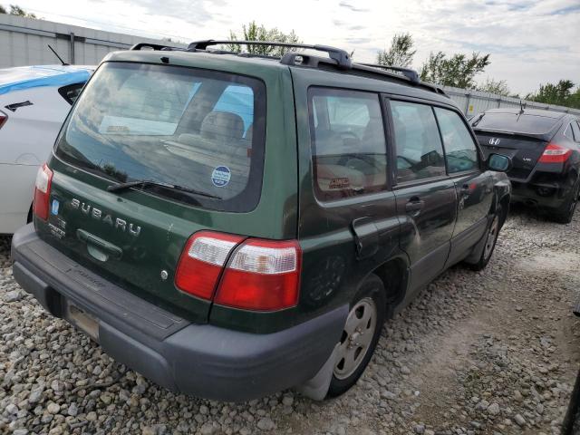 JF1SF63552H722317 - 2002 SUBARU FORESTER L GREEN photo 3